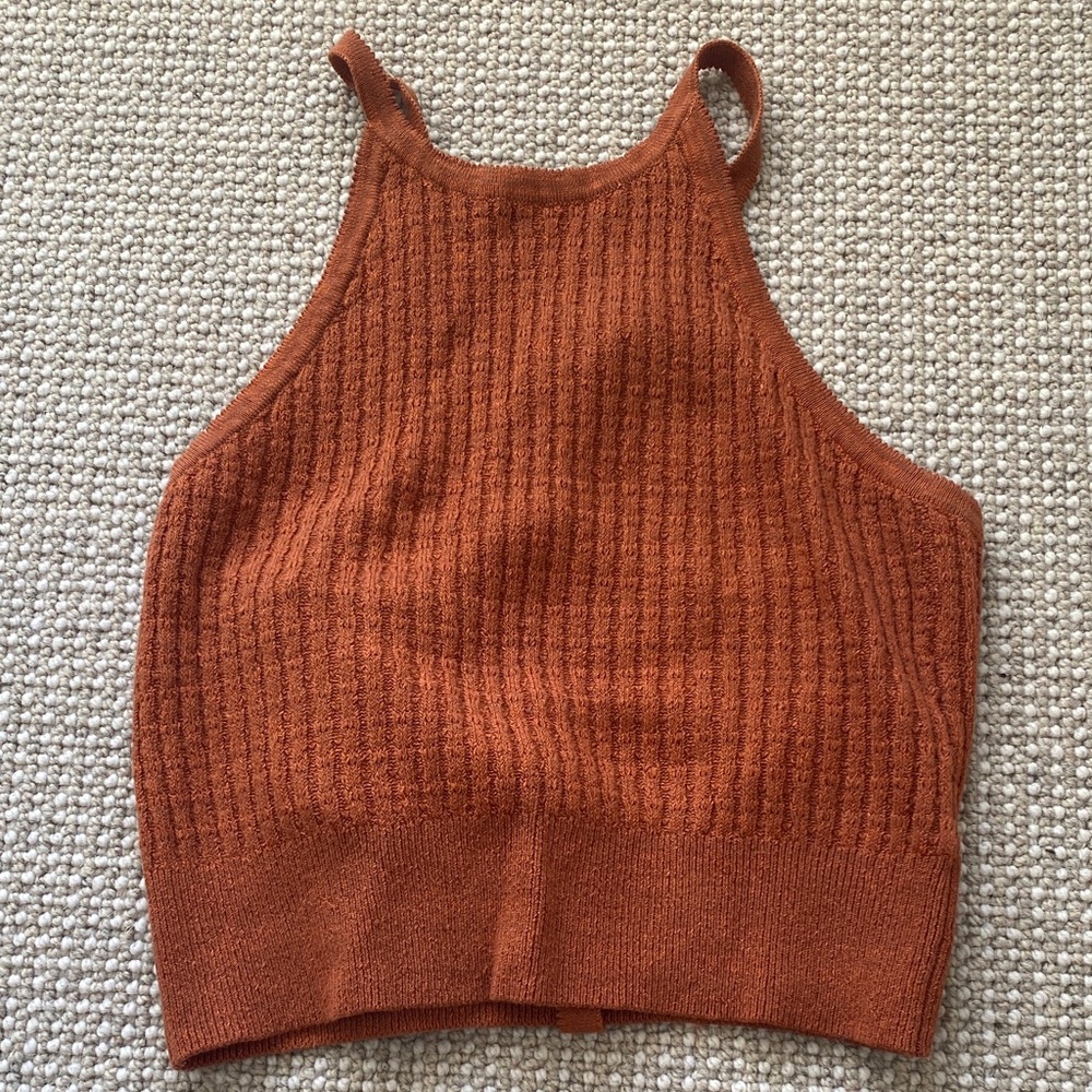 Rust Knit Women's Top
